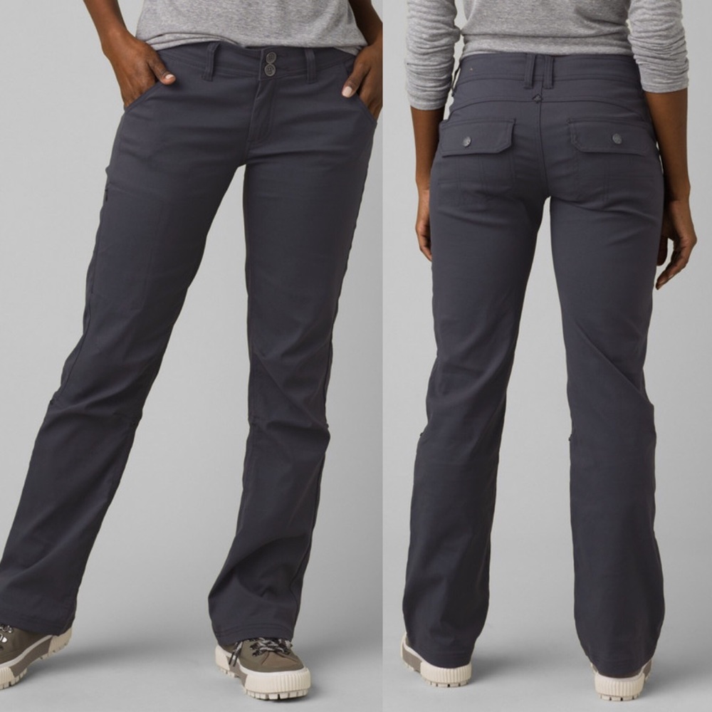 Prana Halle Pant Coal Size 8 Short Inseam NWT $85